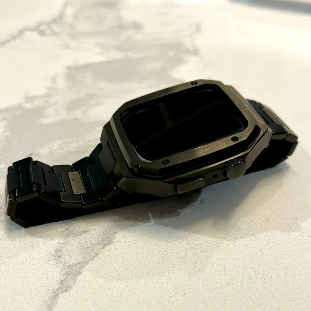 Apple Watch Series 6 44mm Black Stainless Steel Case (DOES NOT INCLUDE WATCH)